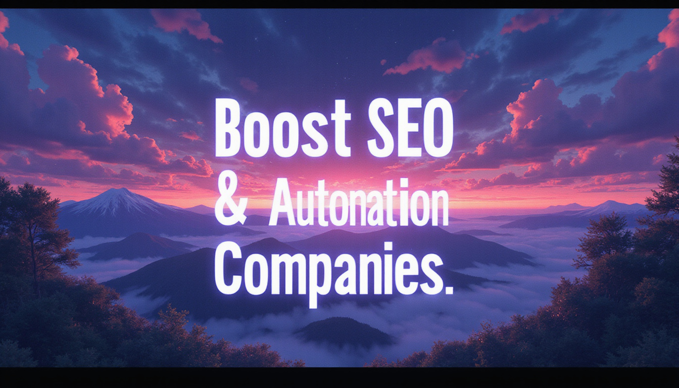 SEO for AI and Automation Companies, Importance of SEO in AI, AI and Automation SEO Strategies, Boosting Visibility with SEO, Optimizing AI-Specific Keywords, Best Practices for SEO in the AI Industry, Measuring SEO Success Analytics,